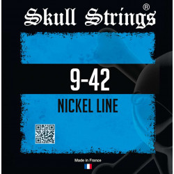 Skull Strings Nickel Line 9-42  - Jeu de cordes guitare électrique