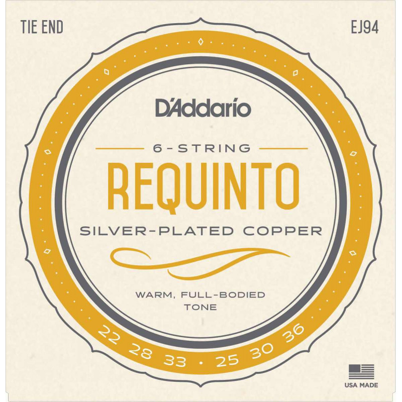 D'Addario EJ94 Requinto - Jeu de 6 cordes