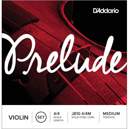 D'addario Prélude J810 4/4 Médium  - Jeu de cordes Violon 4/4