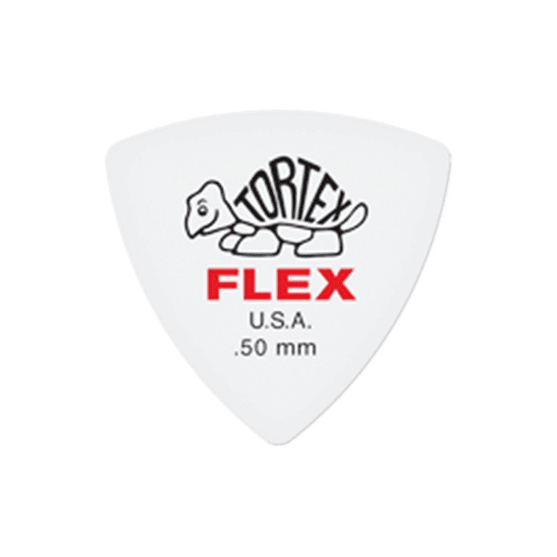Médiator Dunlop Tortex Flex triangle 0.50mm - 456R50