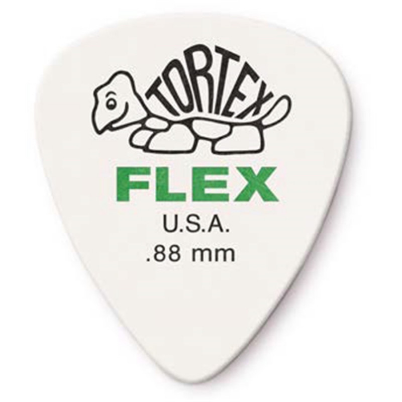 Médiator Dunlop Tortex Flex standard 0.88mm - 428R88