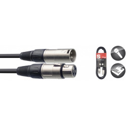 Stagg SMC10 - Câble Microphone XLR - 10 mètres noir