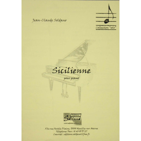 Sicilienne - JC Soldano - Piano
