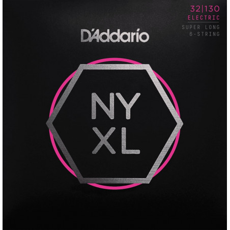 D'Addario NYXL32130SL - Super Long Scale 32-130 - Jeu de cordes guitare basse