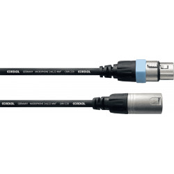 Cordial CCM20FM - Câble microphone XLR mâle-XLR femelle 20 m