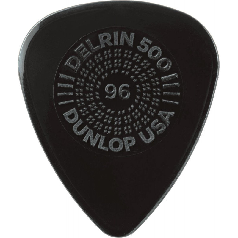 Dunlop 450P096 - 12 médiators Delrin 500 Prime Grip - 0.96 mm