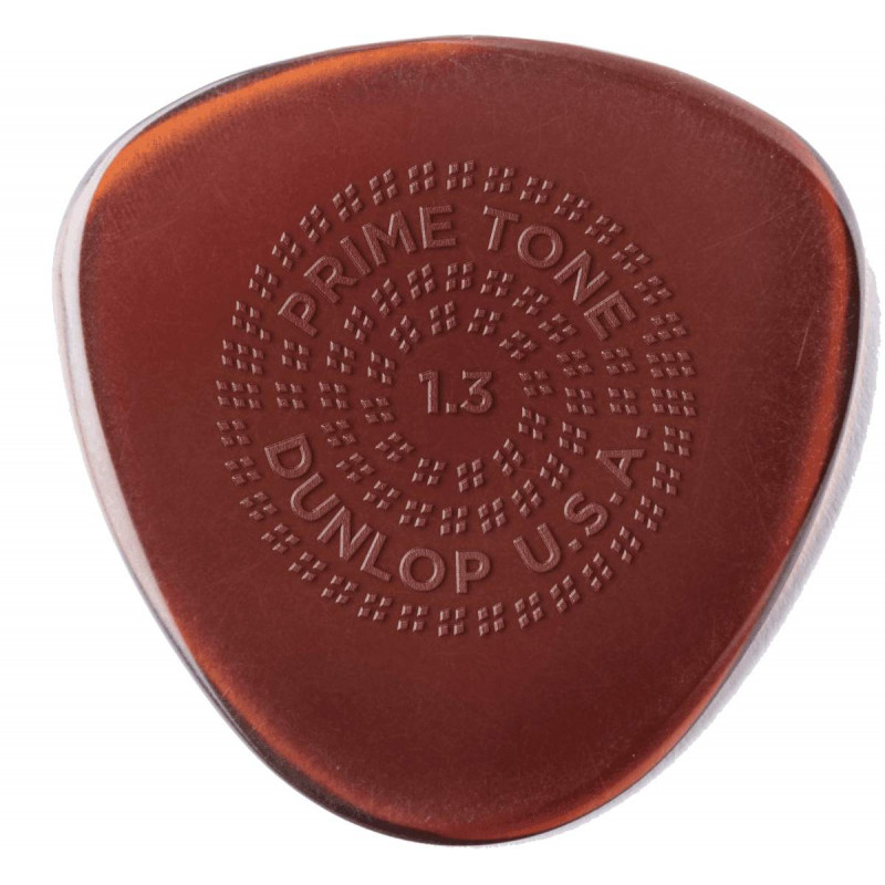 Dunlop 514P130 - 3 médiators Primetone semi-rond grip - 1.3 mm