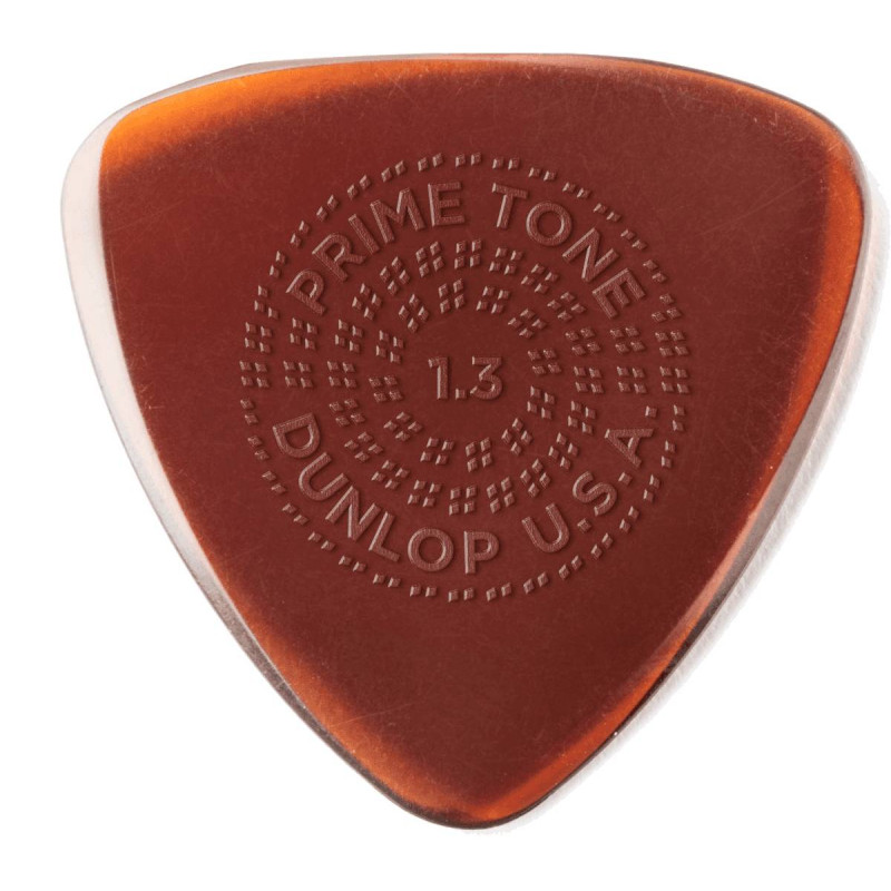 Dunlop 516P130 - 3 médiators Primetone small triangle grip - 1.3 mm