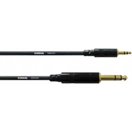 Cordial CFM1.5WV - Câble audio mini jack stéréo mâle 1,5 m