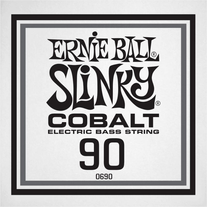Ernie Ball 10690 - Corde basse au détail Slinky Cobalt - Filé Cobalt 090