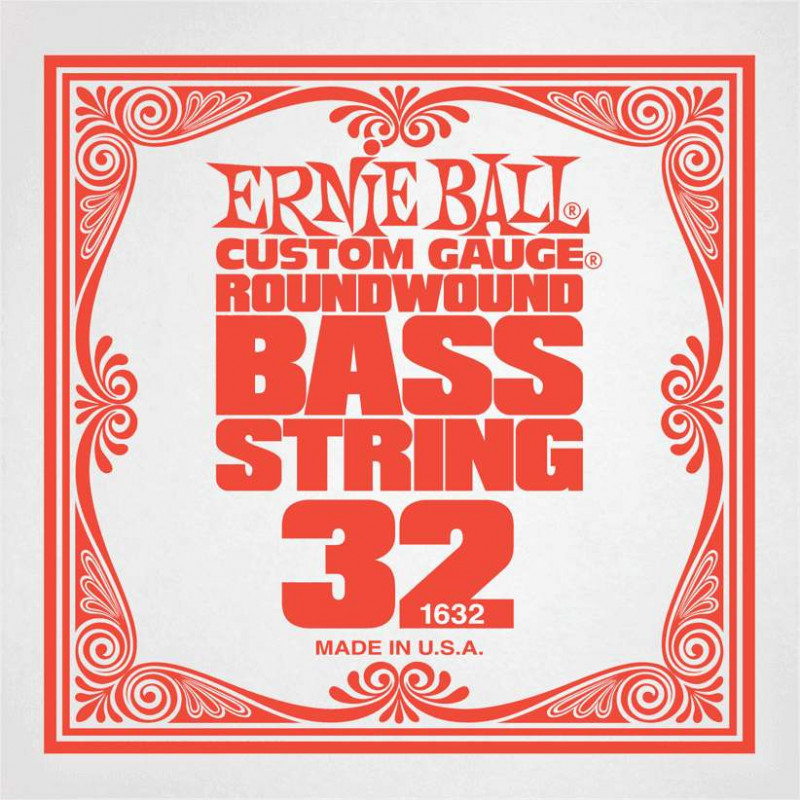 Ernie Ball 1632 - Corde basse au détail Slinky Nickel Wound - Filé nickel 032