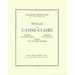 Méthode de caisse claire - Jacques Delécluse