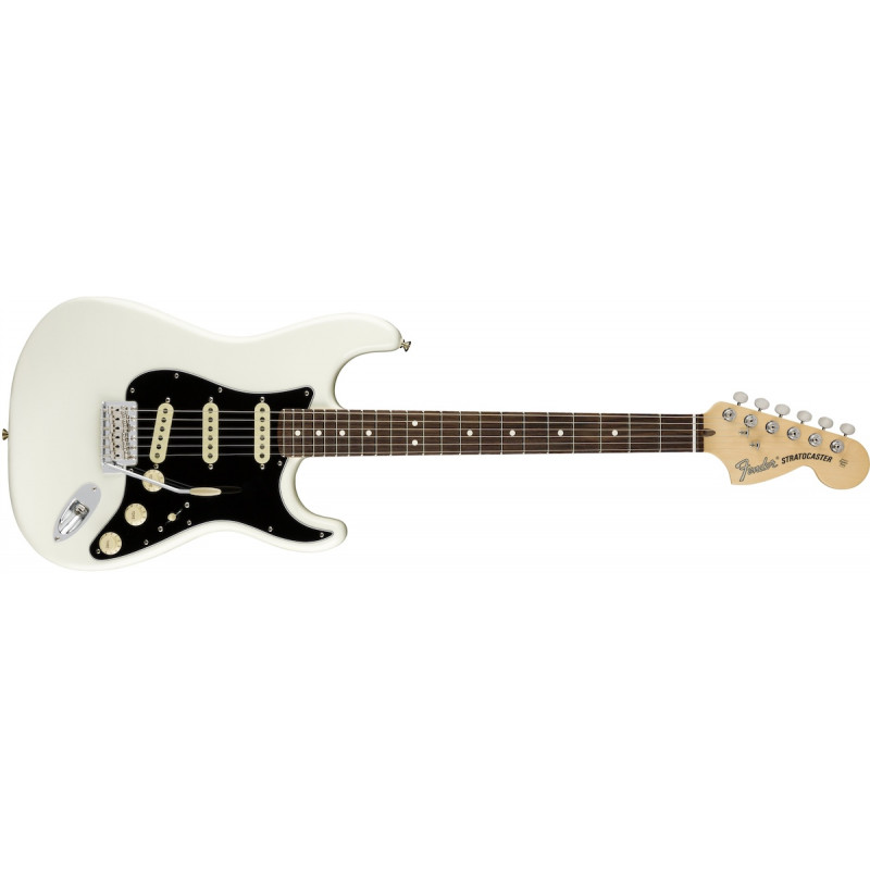 Fender American Performer Stratocaster - touche palissandre -  Arctic White + housse deluxe - guitare électrique