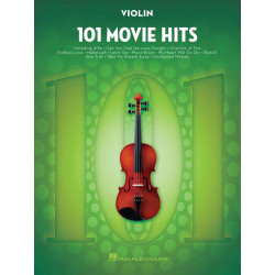 101 Movie Hits for Violin - Partitions Violon
