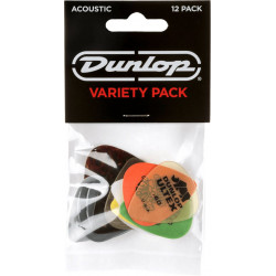 Dunlop PVP112 - Pack de 12 médiators Acoustic