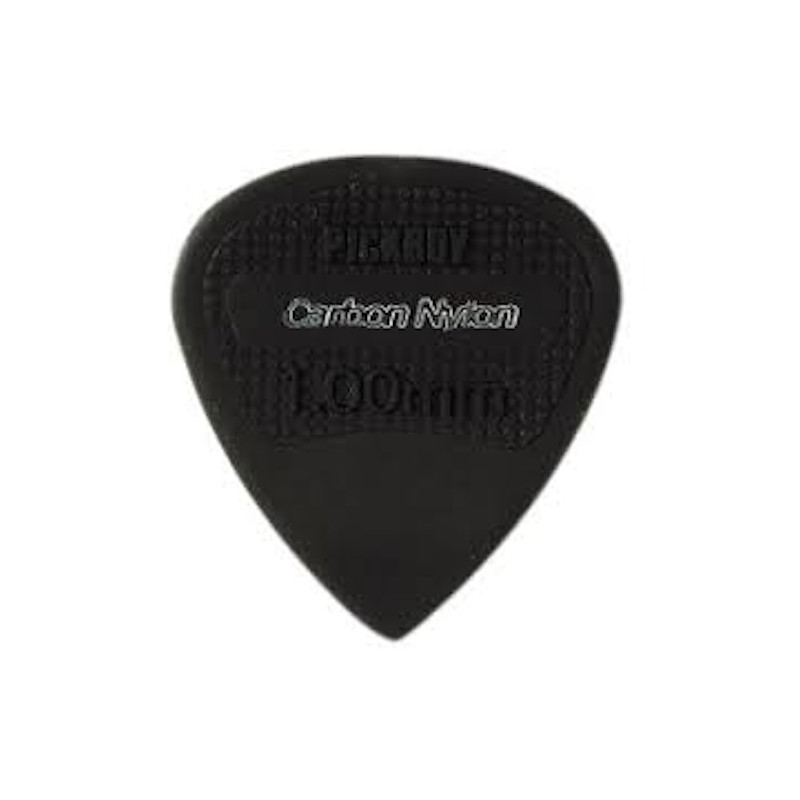 10 Mediators PickBoy PB200 - Carbon nylon  - 1,00 mm - noirs