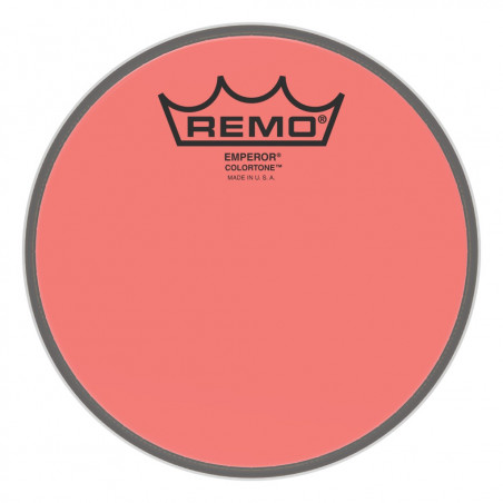 Remo BE-0306-CT-RD - Peau de frappe Emperor Colortone, rouge, 6''