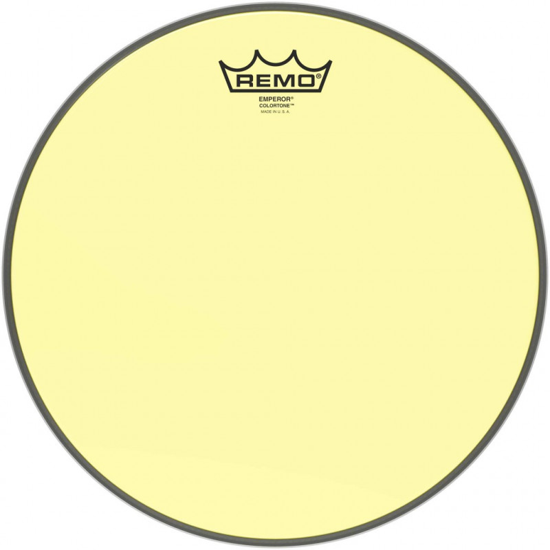 Remo BE-0312-CT-YE - Peau de frappe Emperor Colortone, jaune, 12''