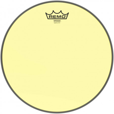 Remo BE-0312-CT-YE - Peau de frappe Emperor Colortone, jaune, 12''