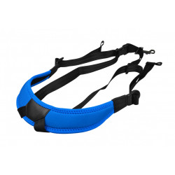 Stagg HARNESS J BL - Harnais pour saxophone pour enfant, bleu