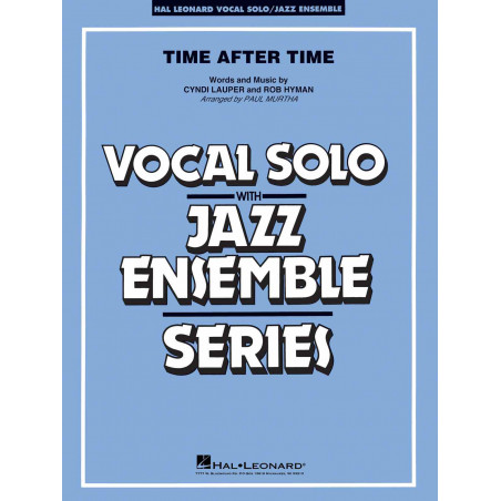Time After Time - Vocal solo with Jazz ensemble series - Cyndi Lauper/ Rob Hyman