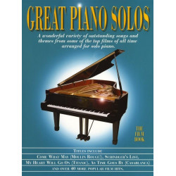 Great Piano Solos - Film Book A bumper collection of film themes - Partitions piano