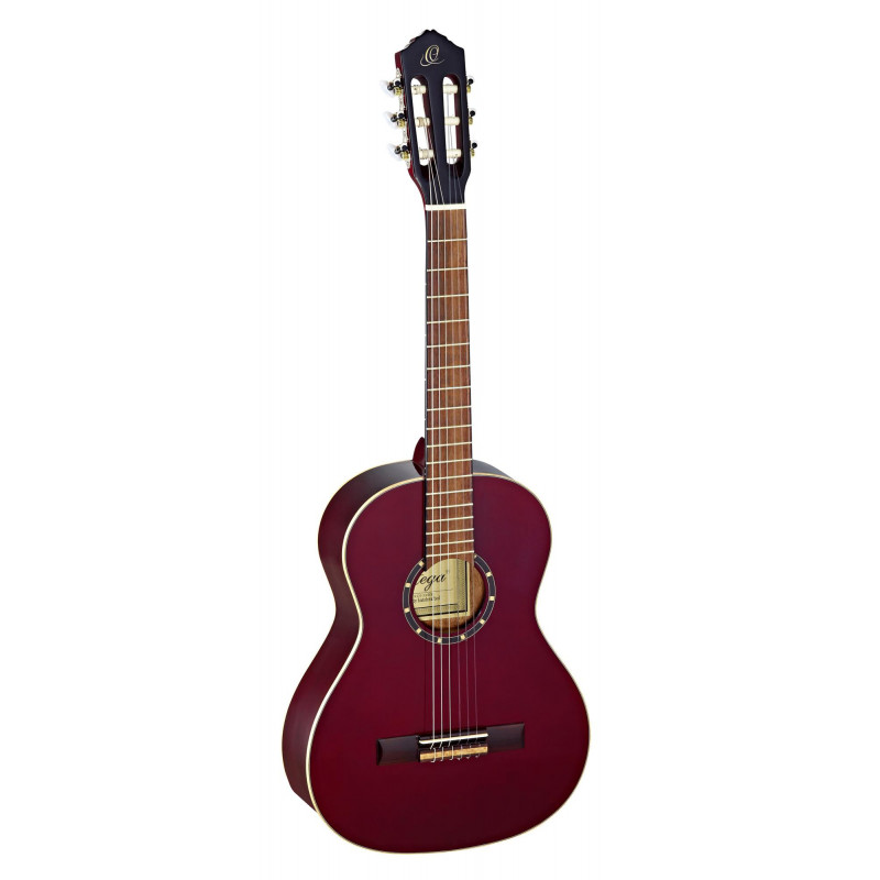 Ortega R121-3/4 - Guitare classique 3/4 - Bordeaux brillant (+housse)