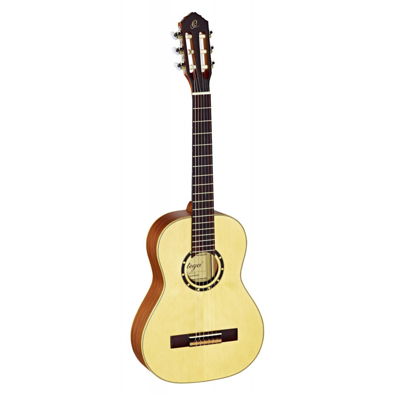 Ortega R121-1/2 - Guitare classique 1/2 - Naturel satiné (+housse)