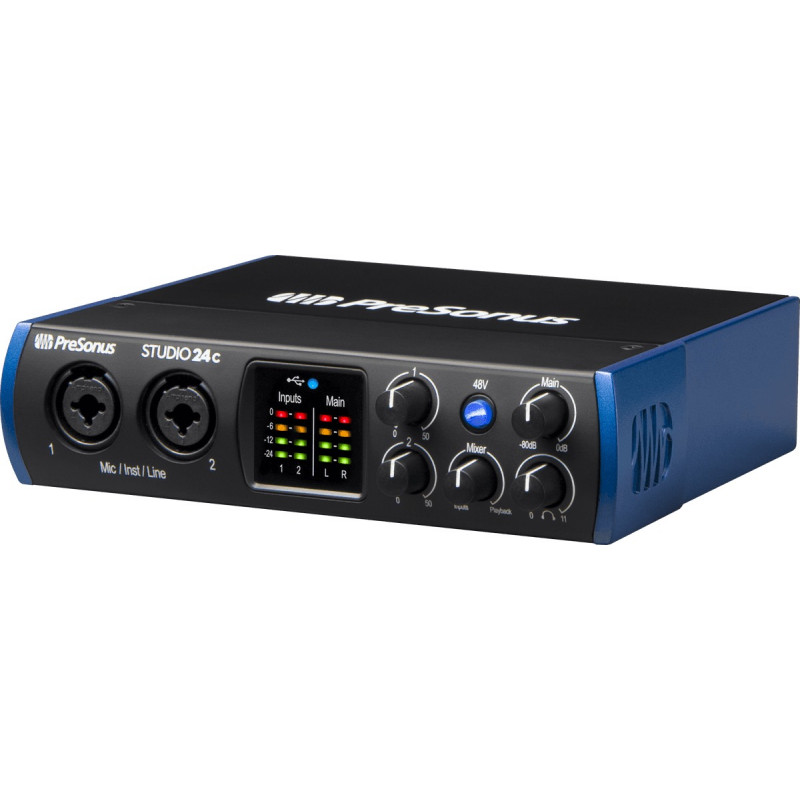 PreSonus STUDIO24-C - Interface audio 2x2 USB-C