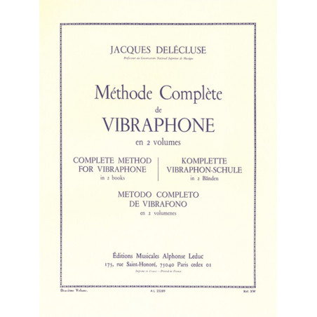 Methode Vol. 2 Vibraphone - U. Delecluse