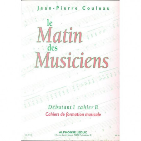 Le Matin des Musiciens - Debutant 1, Vol.B - Jean-Pierre Couleau