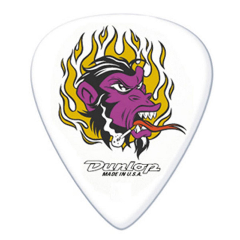 Dunlop BL100R114 - 1 mediator Black Line 1.14mm - Flame Ape