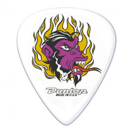 Dunlop BL100R114 - 1 mediator Black Line 1.14mm - Flame Ape