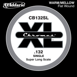 D'Addario Chromes CB132SL, extra-longue, .132 - Corde au détail guitare basse