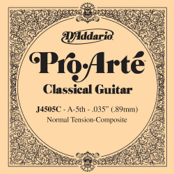 D'Addario Pro-Arte J4505C, Normal, cinquième corde - Corde au détail composite - guitare classique