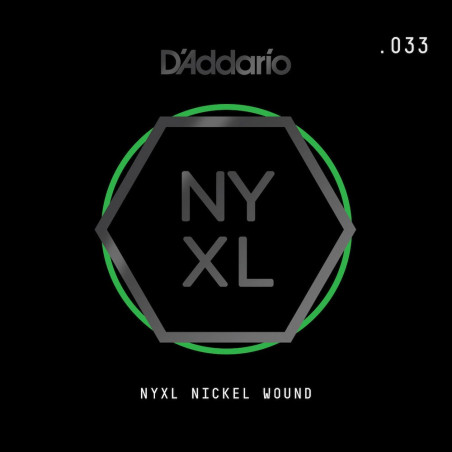 D'Addario NYNW033 Tirant .033 - corde au détail nickel wound – guitare électrique