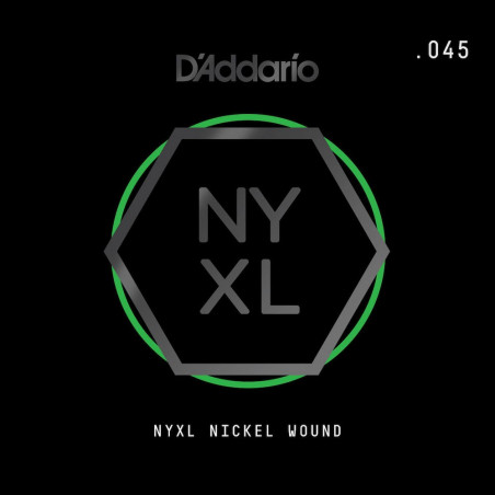 D'Addario NYNW045 Tirant .045 - corde au détail nickel wound – guitare électrique