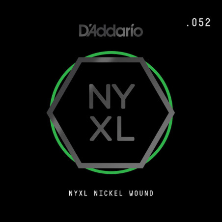 D'Addario NYNW052 Tirant .052 - corde au détail nickel wound – guitare électrique