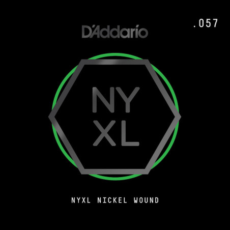 D'Addario NYNW057 Tirant .057 - corde au détail nickel wound – guitare électrique