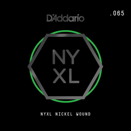 D'Addario NYNW065 Tirant .065 - corde au détail nickel wound – guitare électrique