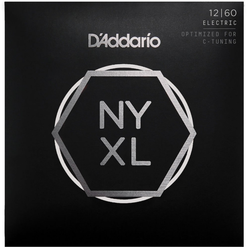 D'Addario NYXL1260 filet nickel, Extra Heavy, 12-60 - Jeu guitare électrique