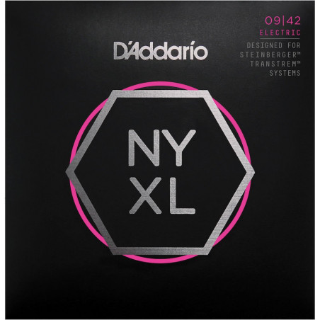 D'Addario NYXLS0942 filet nickel, Super Light, 09-42 - Jeu guitare électrique