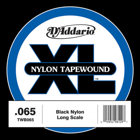 D'Addario TWB065 .065 - Corde au détail, filet nylon – guitare basse