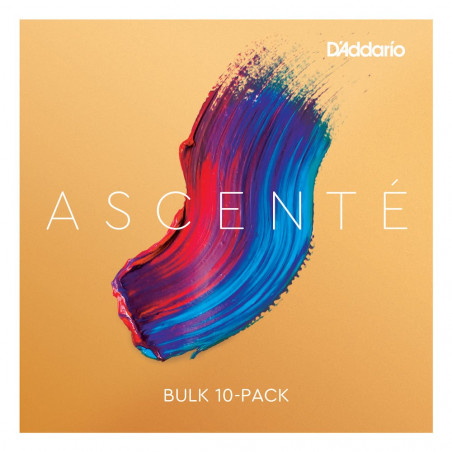 D'Addario A410 SM-B10 - Jeu de cordes alto Ascenté, diapason court, Medium (pack de 10)