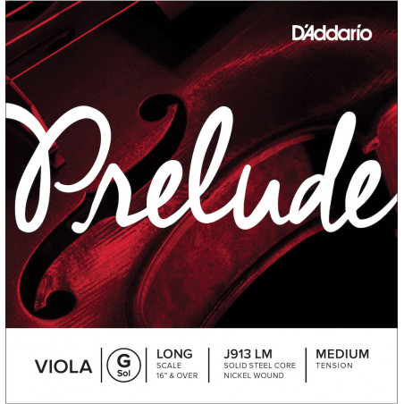 D'Addario J913 LM - Corde seule (Sol) alto Prelude, Long Scale, Medium