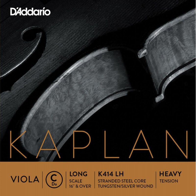 D'Addario K414 LH - Corde seule (do) alto Forza, diapason long, heavy