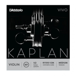 D'Addario KV310 1/2M - Jeu de cordes violon 1/2 Vivo, Medium