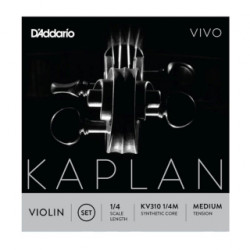 D'Addario KV310 1/4M - Jeu de cordes violon 1/4 Vivo, Medium
