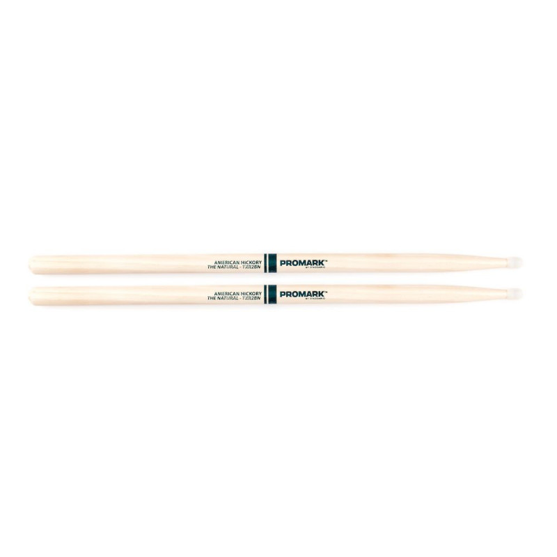 Pro-Mark TXR2BN - Baguettes The Naturalen Hickory 2B, olive en nylon