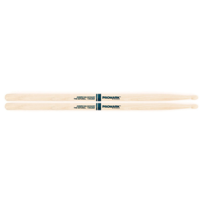 Pro-Mark TXR2BW - Baguettes The Naturalen Hickory 2B, olive en bois